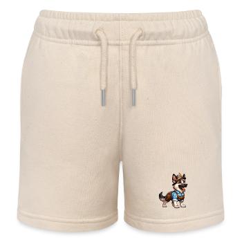 Schäferhund Hund Bayern - Kinder Organic Joggingshorts Mini Bolter von Stanley/Stella - Natur - Vorne