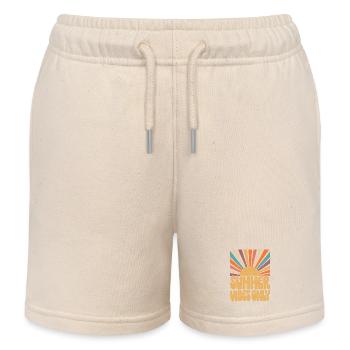 Nur Sommer-Vibes - Kinder Organic Joggingshorts Mini Bolter von Stanley/Stella - Natur - Vorne