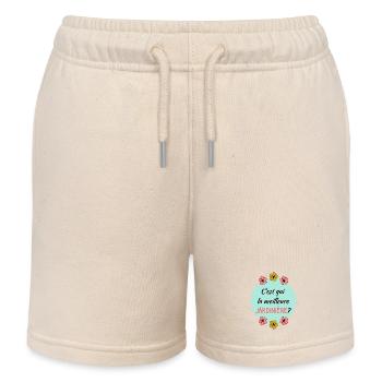 MAMIE - Short de jogging enfant bio Stanley/Stella - écru doux - Devant