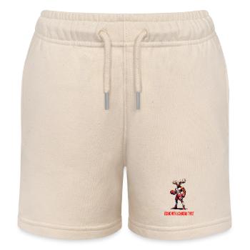 Design de boîte à wapitis du Canada - Short de jogging enfant bio Stanley/Stella - écru doux - Devant