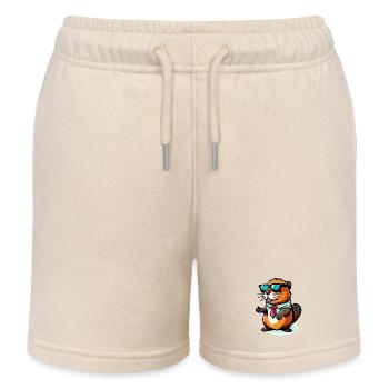 Bieber - Kinder Organic Joggingshorts Mini Bolter von Stanley/Stella - Natur - Vorne