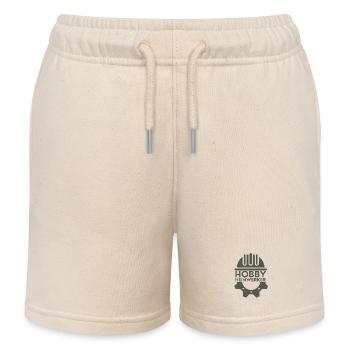 DIY Master – Proud DIY Design - Kids Organic Sweat Shorts by Stanley/Stella - soft Ecru - Front
