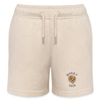 Memento Mori Crâne Sunburst Design - Short de jogging enfant bio Stanley/Stella - écru doux - Devant