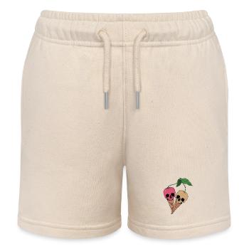 crane_glasse - Kids Organic Sweat Shorts by Stanley/Stella - soft Ecru - Front
