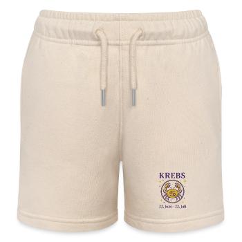 Sternzeichen Krebs - Kinder Organic Joggingshorts Mini Bolter von Stanley/Stella - Natur - Vorne