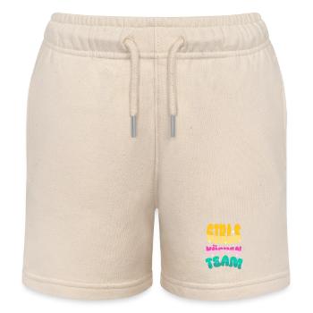 Women Kitchens Team Kitchen Work - Kids Organic Sweat Shorts by Stanley/Stella - soft Ecru - Front