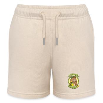 Schulkind ErstklassIch Bär mit Schultüte Mädchen  - Kinder Organic Joggingshorts Mini Bolter von Stanley/Stella - Natur - Vorne