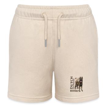 Berger hollandais - Dutchie - Short de jogging enfant bio Stanley/Stella - écru doux - Devant