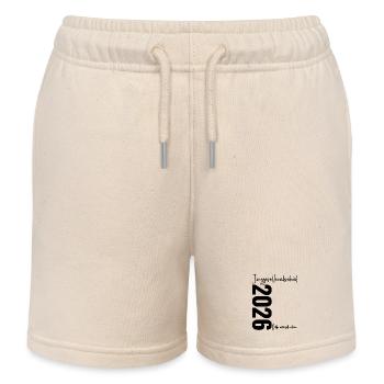 Junggesellenabschied 2026 Bitte unterschreiben Jga - Kinder Organic Joggingshorts Mini Bolter von Stanley/Stella - Natur - Vorne