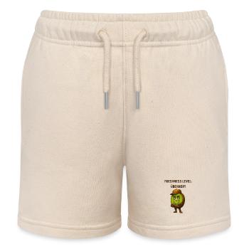 Überreife Kiwiheld - Kinder Organic Joggingshorts Mini Bolter von Stanley/Stella - Natur - Vorne
