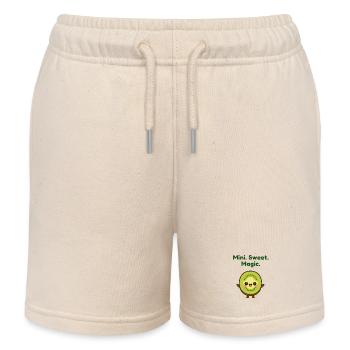 Magie Kiwi - Short de jogging enfant bio Stanley/Stella - écru doux - Devant