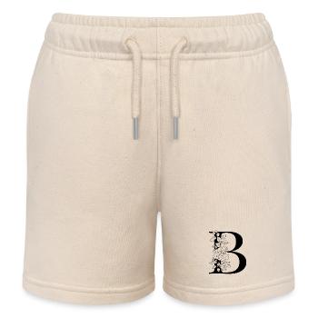 alphabet B - Short de jogging enfant bio Stanley/Stella - écru doux - Devant