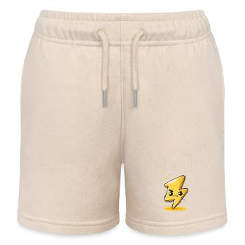 Kawaii Blitz-Pfeil Cartoon - Kinder Organic Joggingshorts Mini Bolter von Stanley/Stella - Natur - Vorne