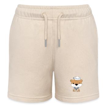 Matrosen Otter  - Kinder Organic Joggingshorts Mini Bolter von Stanley/Stella - Natur - Vorne
