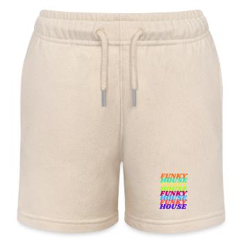 Funky House Vibes - Kinder Organic Joggingshorts Mini Bolter von Stanley/Stella - Natur - Vorne