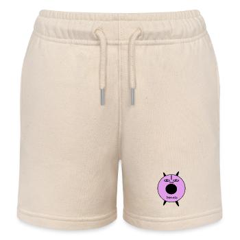 Purple Donut Face Graphic Tee - Kinder Organic Joggingshorts Mini Bolter von Stanley/Stella - Natur - Vorne