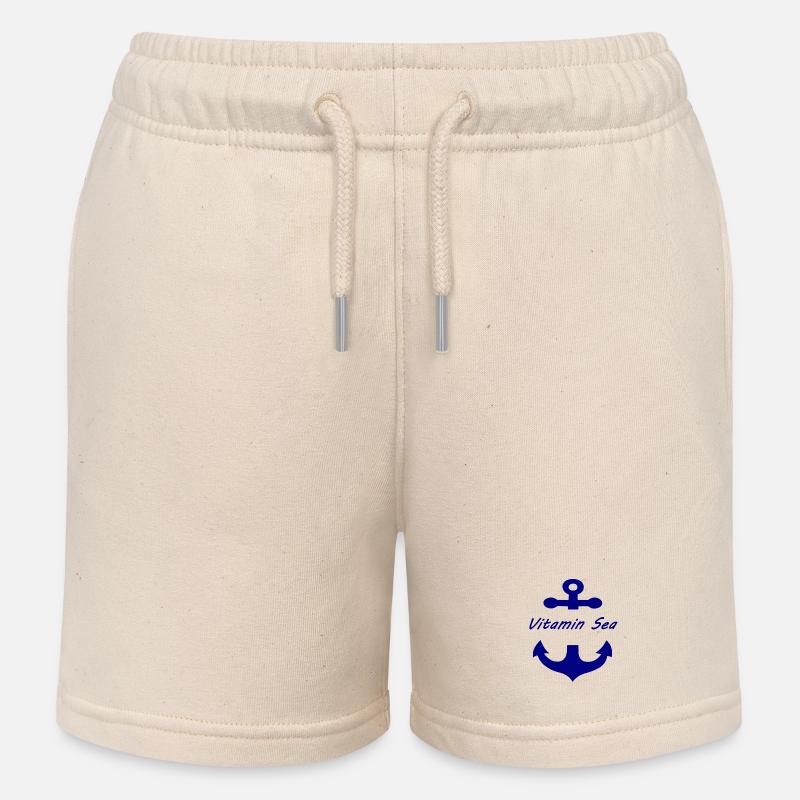Vitamine-Mer - Short de jogging enfant bio Stanley/Stella - écru doux