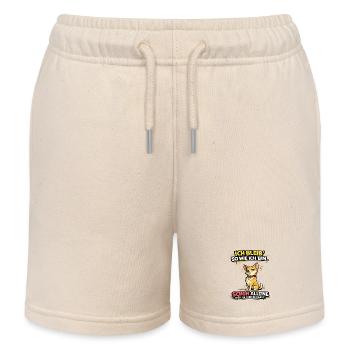 Ich bleib so wie ich bin, weil es andere stört! - Kinder Organic Joggingshorts Mini Bolter von Stanley/Stella - Natur - Vorne