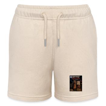 Werwolf Würstchen  - Kinder Organic Joggingshorts Mini Bolter von Stanley/Stella - Natur - Vorne