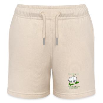 Ökologiezeichen des Eisbären - Kinder Organic Joggingshorts Mini Bolter von Stanley/Stella - Natur - Vorne