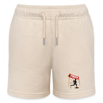 Mud Run Finisher Männer - Kinder Organic Joggingshorts Mini Bolter von Stanley/Stella - Natur - Vorne
