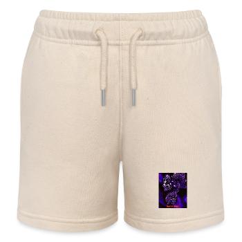 Cyber Goth Hexenhaus Dämonische Hand-Grafik - Kinder Organic Joggingshorts Mini Bolter von Stanley/Stella - Natur - Vorne