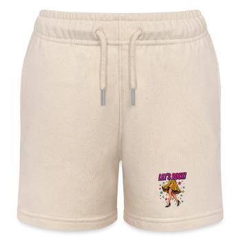 Let's Rock! Glitzer-Damenrock - Kinder Organic Joggingshorts Mini Bolter von Stanley/Stella - Natur - Vorne