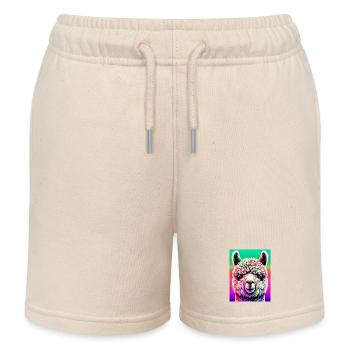 Alpaca - Kids Organic Sweat Shorts by Stanley/Stella - soft Ecru - Front