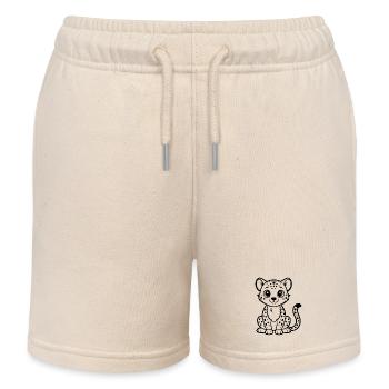 Gepard - Kinder Organic Joggingshorts Mini Bolter von Stanley/Stella - Natur - Vorne