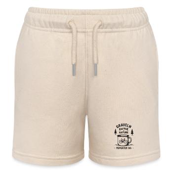 Graveln Kaffee Nature – Perfekter Tag - Kinder Organic Joggingshorts Mini Bolter von Stanley/Stella - Natur - Vorne