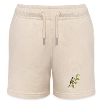 Blaumeise - Kinder Organic Joggingshorts Mini Bolter von Stanley/Stella - Natur - Vorne