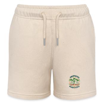 Propagate Positivity – Pothos Ableger - Kinder Organic Joggingshorts Mini Bolter von Stanley/Stella - Natur - Vorne