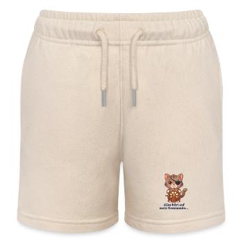 Käpt'n Fiete: Alles hört auf mich! - Kinder Organic Joggingshorts Mini Bolter von Stanley/Stella - Natur - Vorne