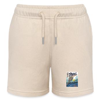 Padel Spieler & Court - Kinder Organic Joggingshorts Mini Bolter von Stanley/Stella - Natur - Vorne