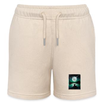 Moon - Kids Organic Sweat Shorts by Stanley/Stella - soft Ecru - Front