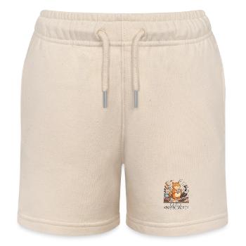 I'm Fine, Everything's Fine - Kids Organic Sweat Shorts by Stanley/Stella - soft Ecru - Front