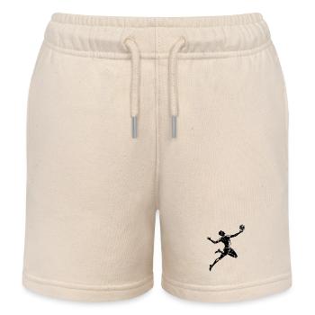 Volleyball player - Kids Organic Sweat Shorts by Stanley/Stella - soft Ecru - Front