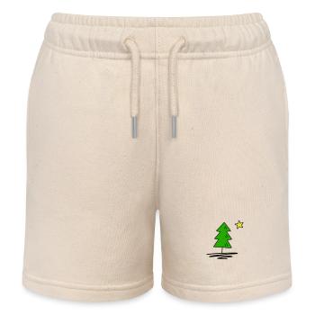 Sapin - Short de jogging enfant bio Stanley/Stella - écru doux - Devant