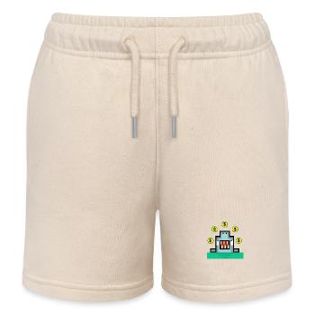 Jongleur de requin dollar - Short de jogging enfant bio Stanley/Stella - écru doux - Devant