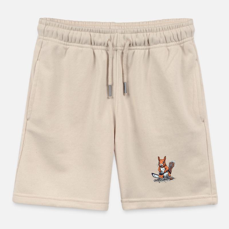 Squi das beschneidende Eichhörnchen Kinder Organic Joggingshorts Mini Bolter von Stanley/Stella