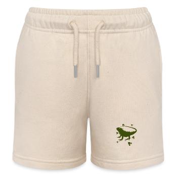 Bartagame - Amphibie Tier - Kinder Organic Joggingshorts Mini Bolter von Stanley/Stella - Natur - Vorne