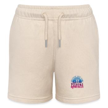 fisch, fisch, angeln, see, meer, angeln, fauna, exotisch - Kinder Organic Joggingshorts Mini Bolter von Stanley/Stella - Natur - Vorne