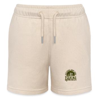 fisch, fisch, angeln, see, meer, angeln, fauna, exotisch - Kinder Organic Joggingshorts Mini Bolter von Stanley/Stella - Natur - Vorne