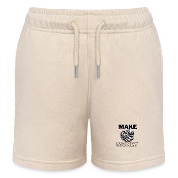 Make Money - Kinder Organic Joggingshorts Mini Bolter von Stanley/Stella - Natur - Vorne