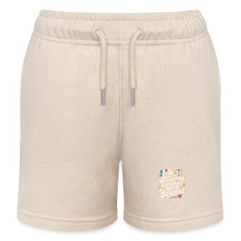 Life Is Like Accounting Everything Must Balanced6 - Kinder Organic Joggingshorts Mini Bolter von Stanley/Stella - Natur - Vorne