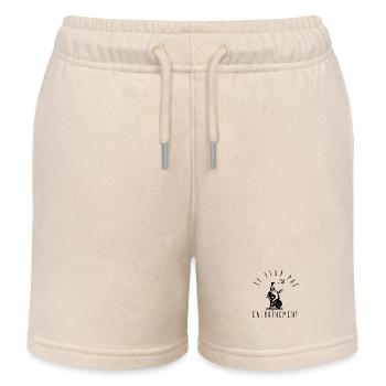 Ich kann nicht, ich habe Training. - Kinder Organic Joggingshorts Mini Bolter von Stanley/Stella - Natur - Vorne