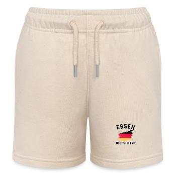 Drapeau de l’Allemagne - Coup de pinceau artistique - Short de jogging enfant bio Stanley/Stella - écru doux - Devant