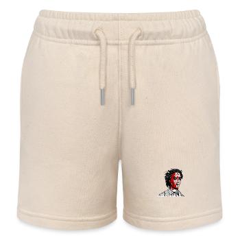 simply not there - Kids Organic Sweat Shorts by Stanley/Stella - soft Ecru - Front