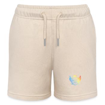 Apres Ski Team Bunt Motto - Kinder Organic Joggingshorts Mini Bolter von Stanley/Stella - Natur - Vorne