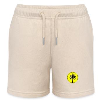 Palm Tree Holiday Plage - Short de jogging enfant bio Stanley/Stella - écru doux - Devant